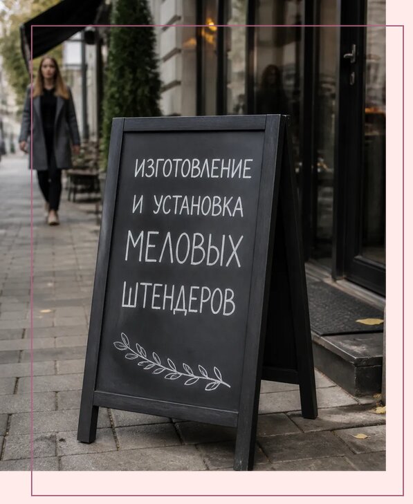 Меловые штендеры в Орле по цене от 6581 р. | Аванза-Орл